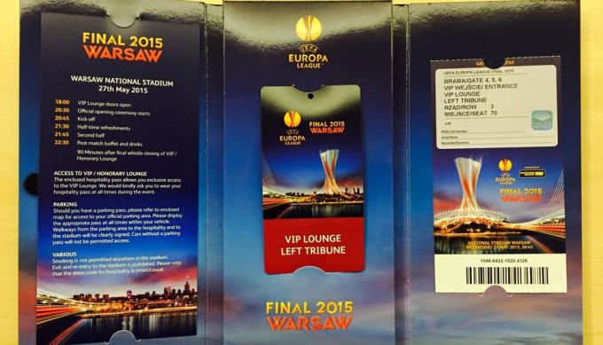 Билеты на финал Лиги Европы стоят от 40 евро