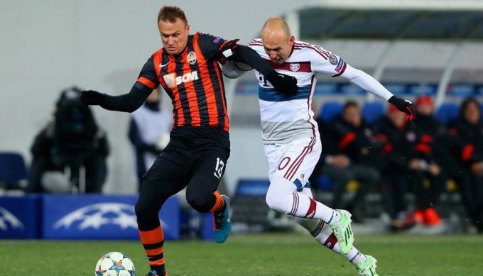 Шевчук стал лучшим левым защитником первых матчей 1/8 финала Лиги Чемпионов